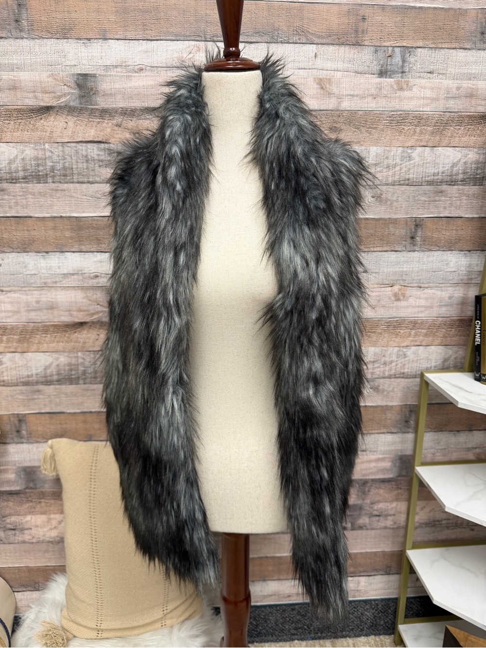 BCBG Faux Fur Vest
